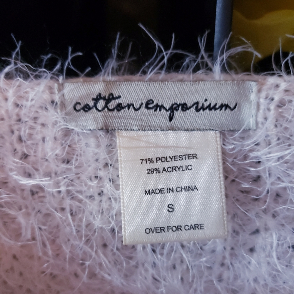 Fuzzy Cotton Emporium sweater from stitchfix Sz S